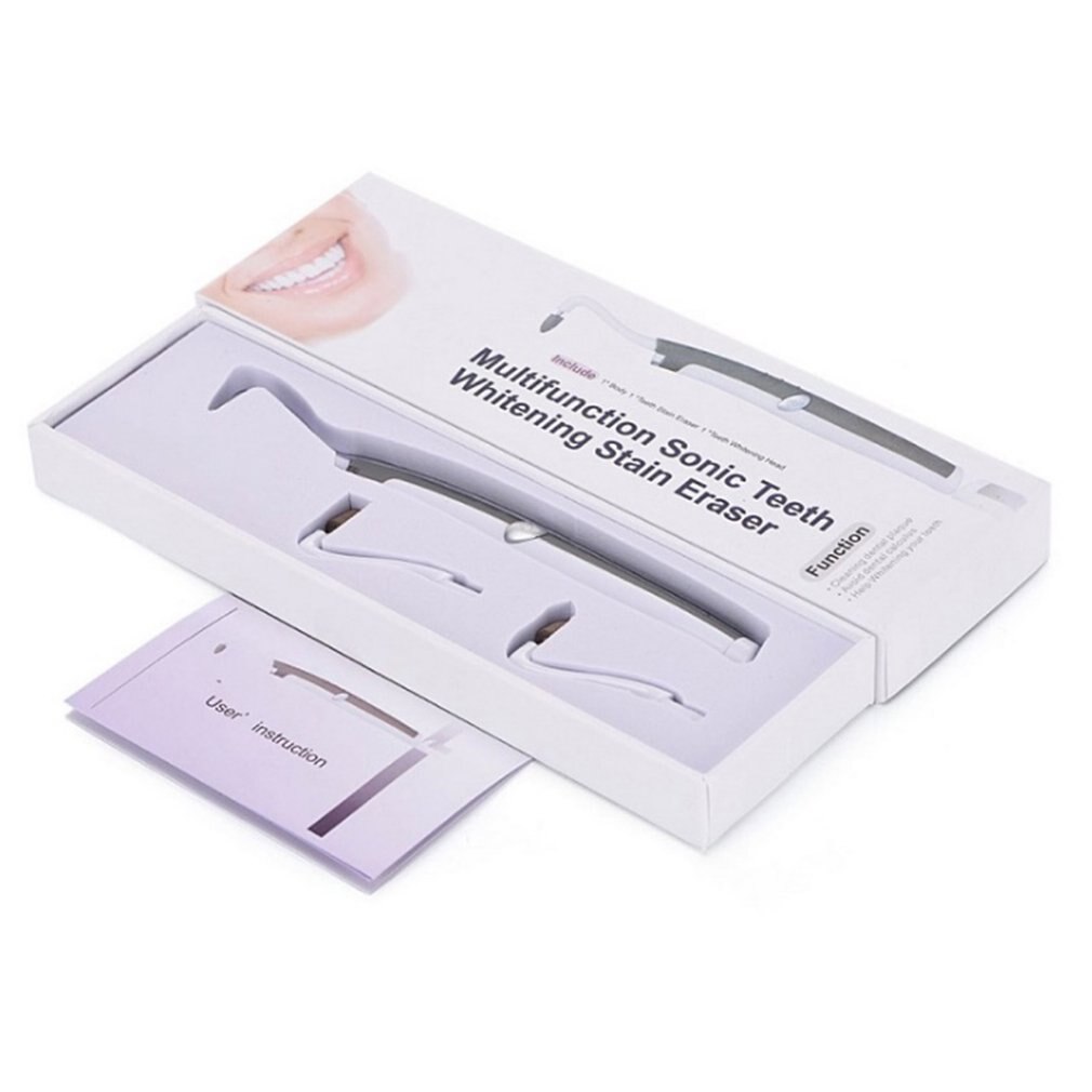 Multifunctionele led sonische vibrerende elektrische tandenbleekmiddel, gum, polijstmiddel, tandsteenverwijdering, tandenknarsen, vlekkenset