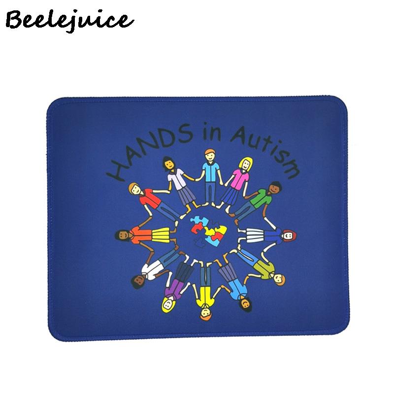 Autism pattern Mouse Pad Desk Pad Laptop Mouse Mat for Office Home PC Computer Keyboard Cute Mouse Pad Non-Slip Rubber Desk Mat