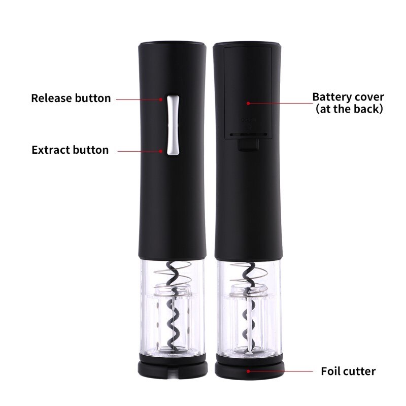 Tire-bouchon électrique en ABS pour vin, Protection de l'environnement domestique, ouvre-bouteille automatique, outils de cuisine