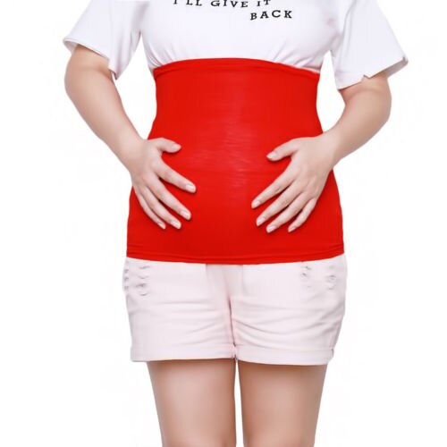 Schwangere Frau Mutterschaft Gürtel Schwangerschaft Unterstützung Bauch Bands Unterstützt Korsett Pränatale Pflege Shapewear-20: L / rot