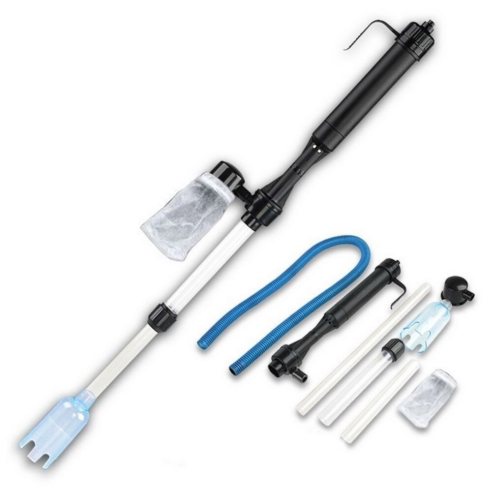 1Pc Aquarium Battery Syphon Operated Fish Tank Vacuum Gravel Water Filter Clean Siphon Filter Cleaner Fish Tank Tools