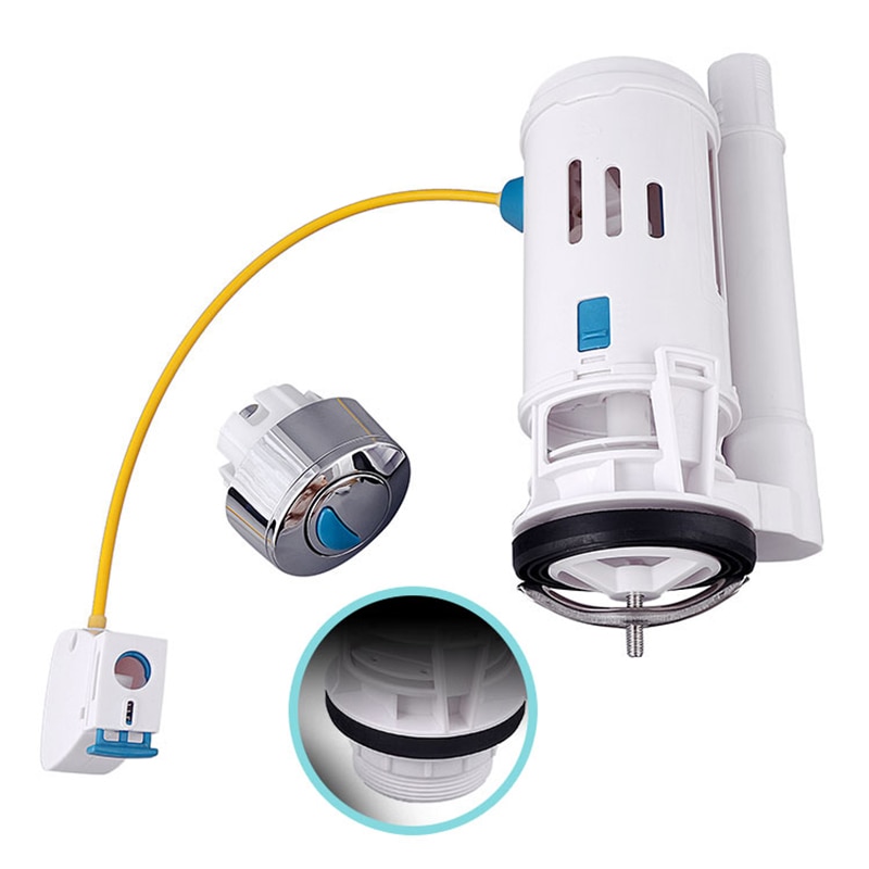 Water Tank Dual Flush Vullen Afvoer Kleppen Flush Drukknop Watertank Deel Voor Universele Toiletbrillen Wc LB88