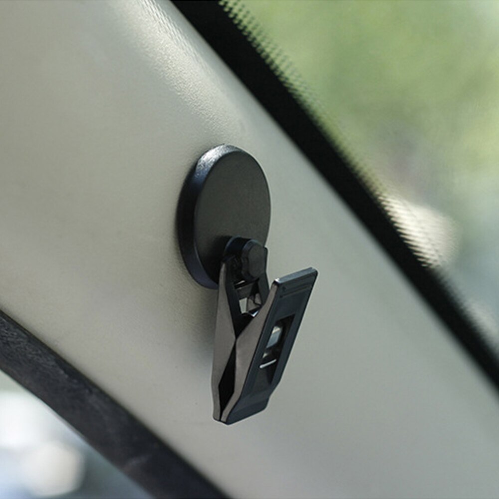 2/1pcs Auto Ticket Folder Mini T-shape Transparent/black Ticket Car Folder Holder Environmentally Folder Car Styling Accessories