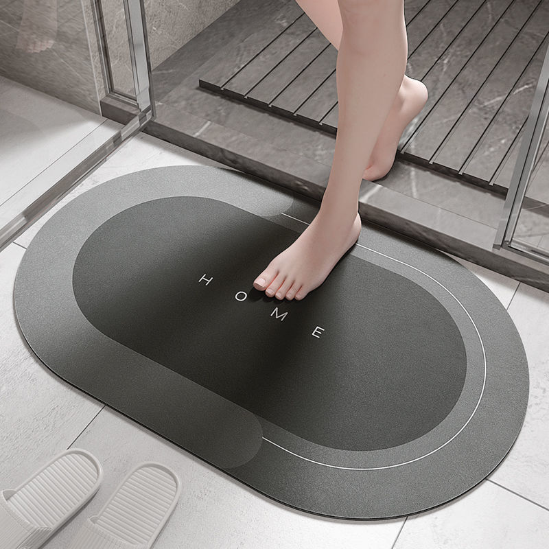Super Absorbent Bathroom Mat Quick Drying Diatom Floor Mat Easy To Clean Door mat Oil-proof Kitchen rug Non-slip Entrance carpet