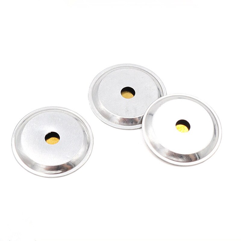 10Pcs/lot 15MM/20MM/27MM/35MM Piezoelectric Piezo Ceramic Wafer Plate Piezo For Buzzer Loudspeaker + Aluminum shell: 35MM