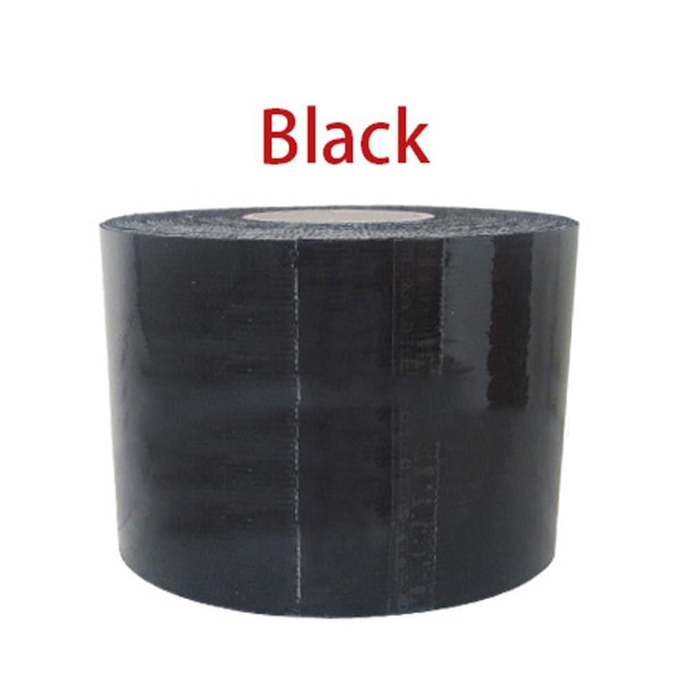 5m impermeável respirável algodão kinesiology fita esportes rolo elástico adesivo muscular bandagem dor cuidados fita joelho cotovelo protetor: Black