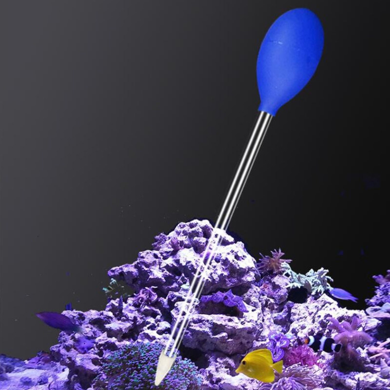 Acrylic Coral Spot Feeder Long Tube for Reef Eels Aquatic Life Feeding Tool Accurate Dispenser Avoid Overfeeding Y5GB