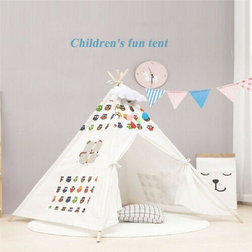 Maison de jeux Portable pour enfants, dôme de couchage, tente tipi,: WHITE