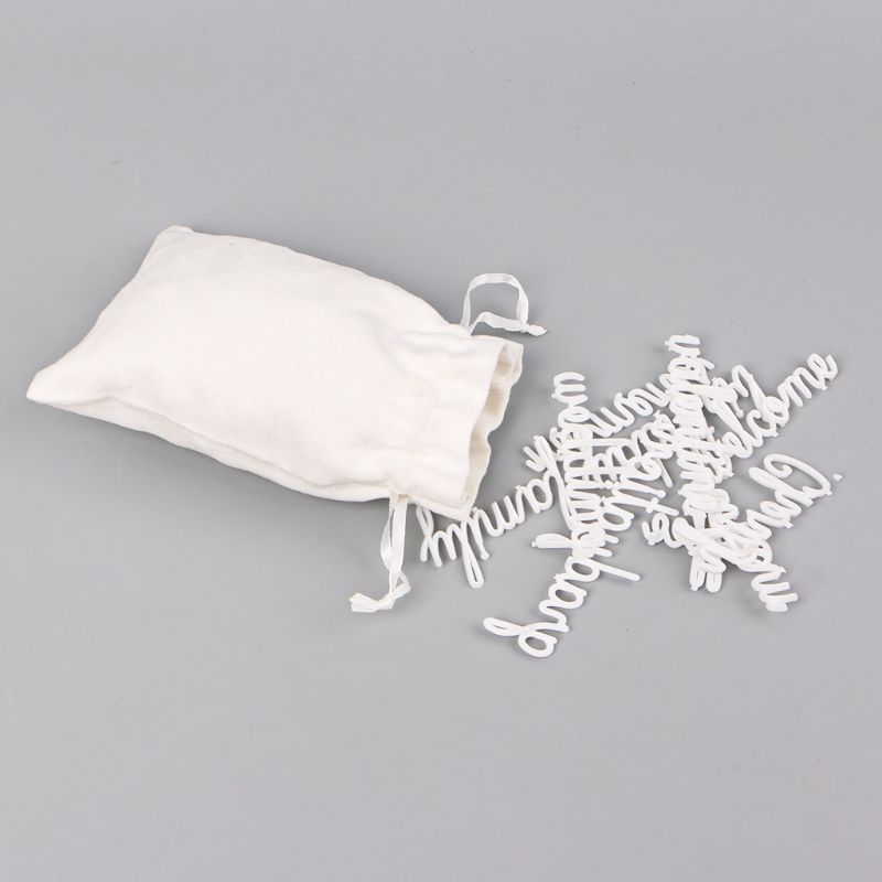Bordo lettera Lettere impostato 194 Numeri di Caratteri Speciali parole per Feltro Variabile Pannelli a Messaggio e Letterboards Bianco