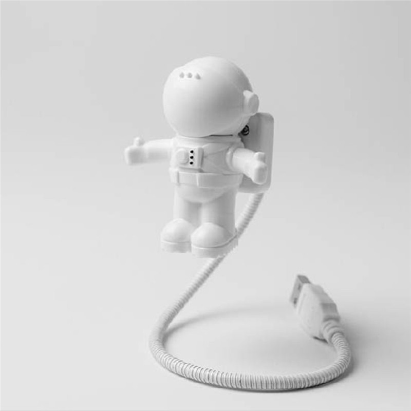 USB Astronaut Moon Lamp LED Night Light Astros USB Night Lights Sensor Light USB Book Lights Computer Table Lamps