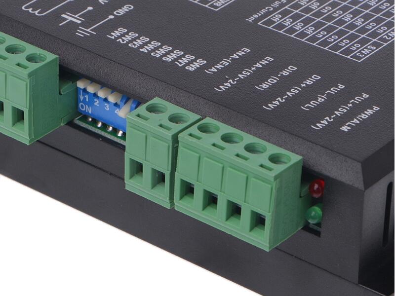 DM542 M542 controlador de motor paso a paso 57/86 256 subdivisión 24-50VDC 4.5A de alta velocidad de bajo ruido para nema 23 motor