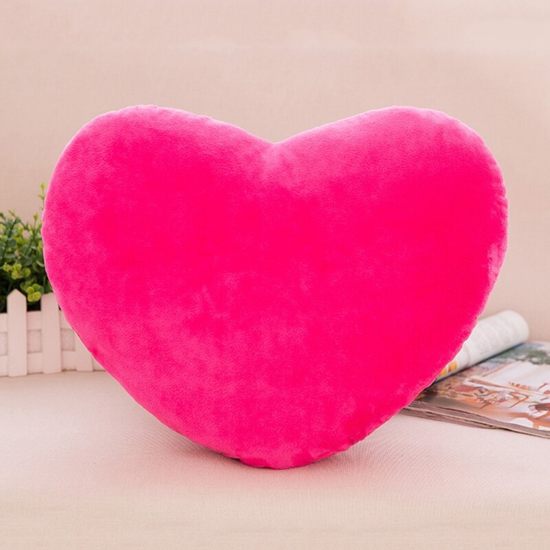 30cm Heart Shape Decorative Throw Pillow PP Cotton Soft Doll Lover