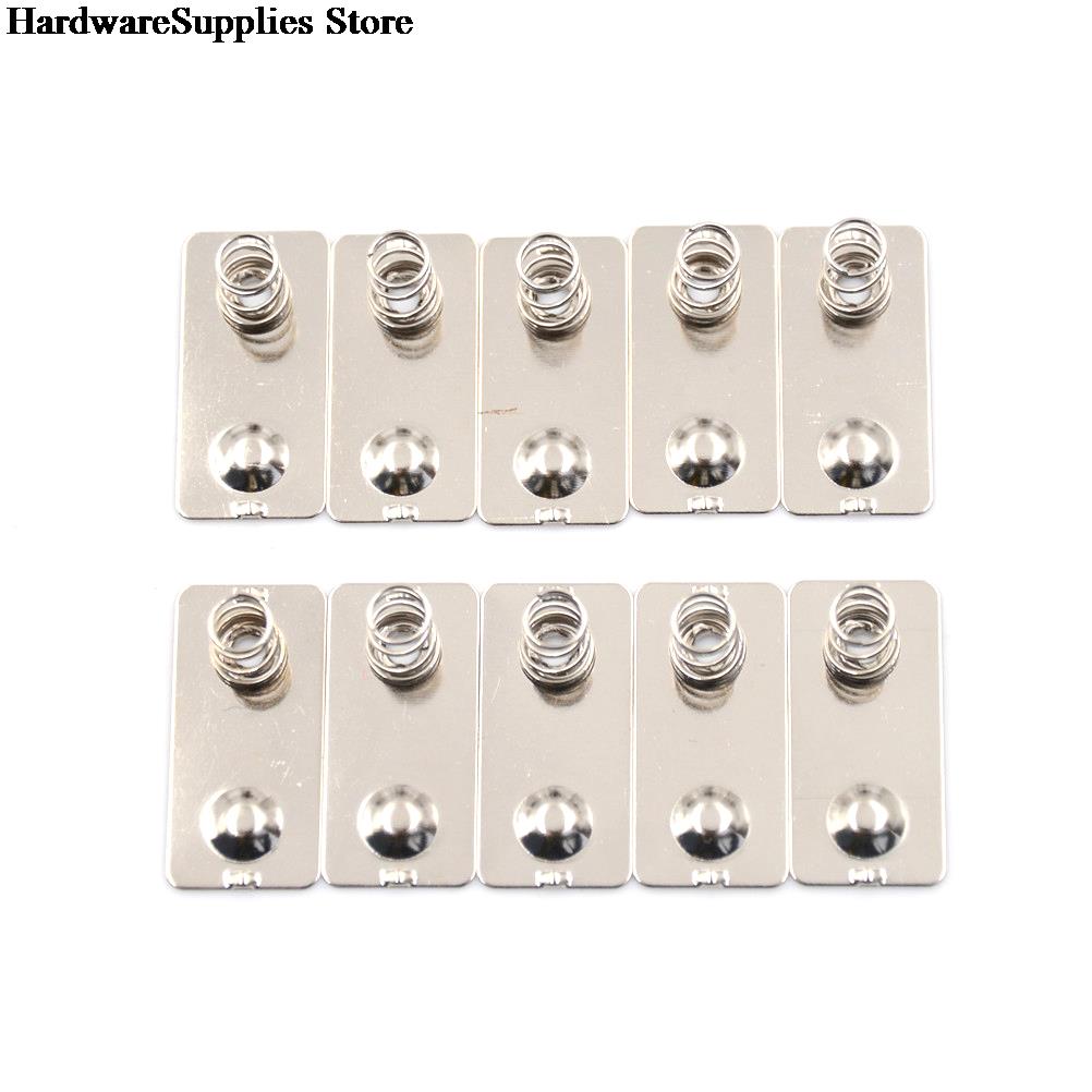 10PCS AA Battery Positive Negative Conversion Spring Contact Plate