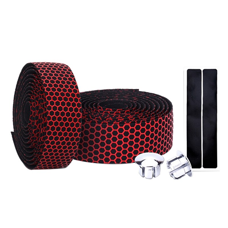 Road Bicycle Handlebar Tape Ultralight Bike Bar Tape Cycling Handlebar Tapes Accessories: Red