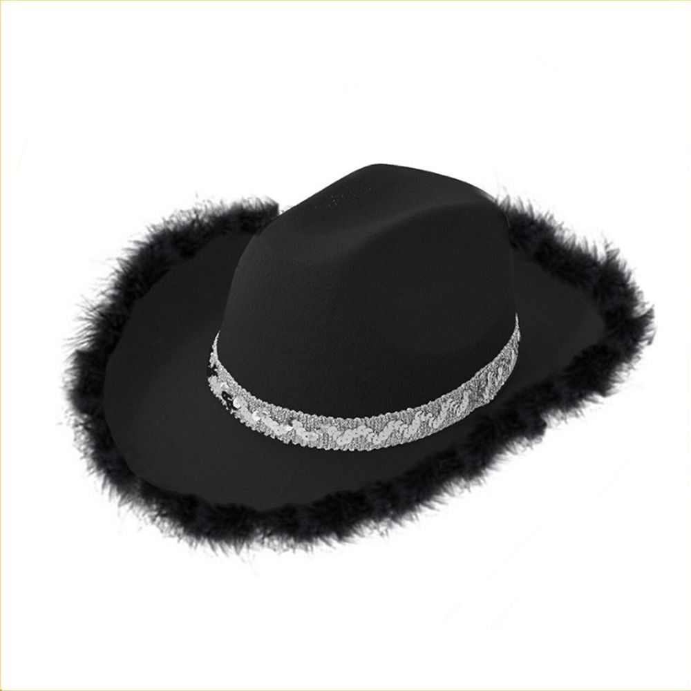 Vrouwen Grappige Cowboy Accessoire Performance Kostuum Feest Cowboy Hoed Cowgirl Hoeden Cowgirl Hoed Vrijgezellenfeest Hoed: legergroen