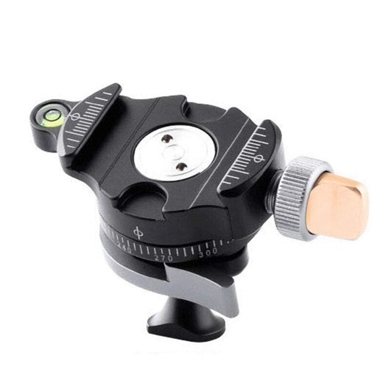 MBP-19 Camera Tripod Head Mini Panoramic Ball Head Camera Tripod Mount for Tripod/Camera/Cell Phone/Light Stand