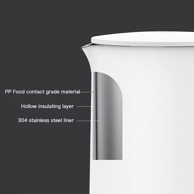 Xiaomi Mijia Electric Kettle 1A Stainless Rapid Boiling 1.5L High Capacity Double Layer Anti Scalding Smart Temperature Control
