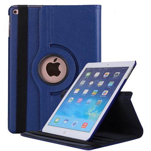 Case Voor Ipad Mini 4 Coque Funda, 360 Rotating Smart Stand Tablet Cover Case Voor Mini 5 Met Auto Slaap Wake Multi-Kijkhoek: Dark Blue