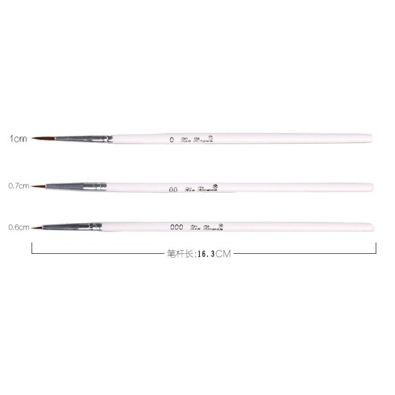 Artiste papeterie Fine peint à la main crochet ligne stylo pointe ronde aquarelle dessin peinture pinceau stylo Art fournitures