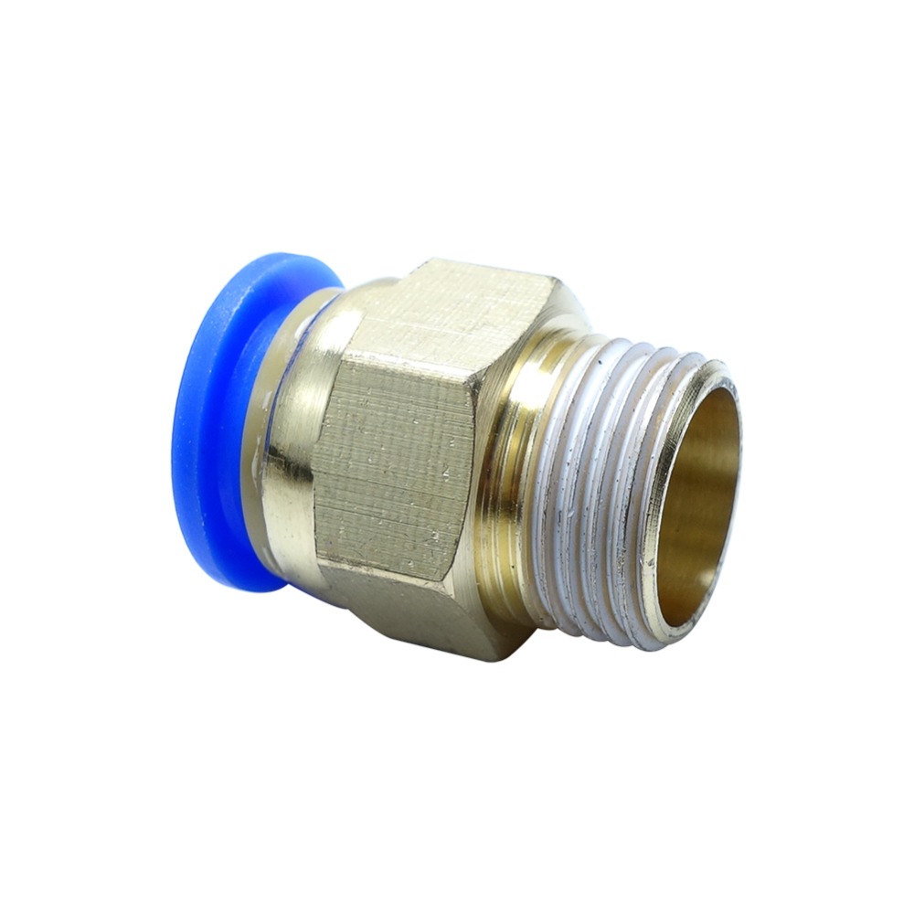 4/6/8/10/12 mm od  * m5 1/8 " /1/4 " /3/8 " /12 " bspp pneumatisk lufttrykk vertshus hurtigtilpasset rett hannkobling