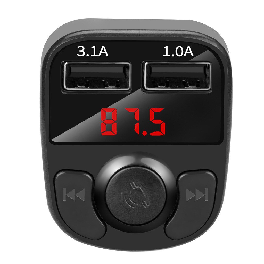Bluetooth-fm-transmitter, fm-player für  mp3 spieler, modulator, freisprecheinrichtung, dual-usb-ladegerät,  a27  mp3 -walkman für musik und sport