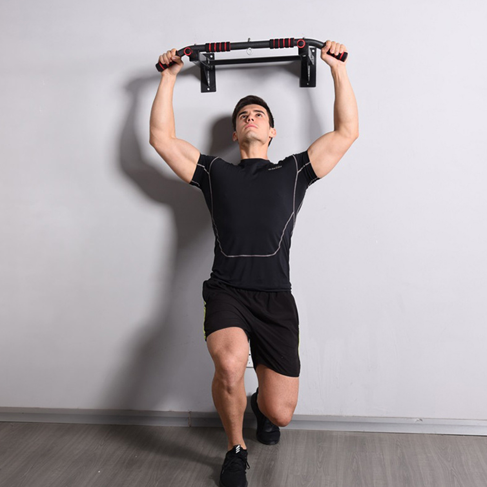 1 Juego de dominadas de barra Horizontal multifuncional para puerta, aparato de Fitness, herramienta para ejercicio, accesorios de gimnasio para puerta de casa