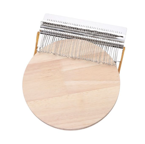 Petit métier à tisser en bois de type Speedweve, outil de tissage, métier à tisser de réparation amusant, métal, bricolage, outils textiles, machine à repriser, réparation de jeans, vêtements: Orange