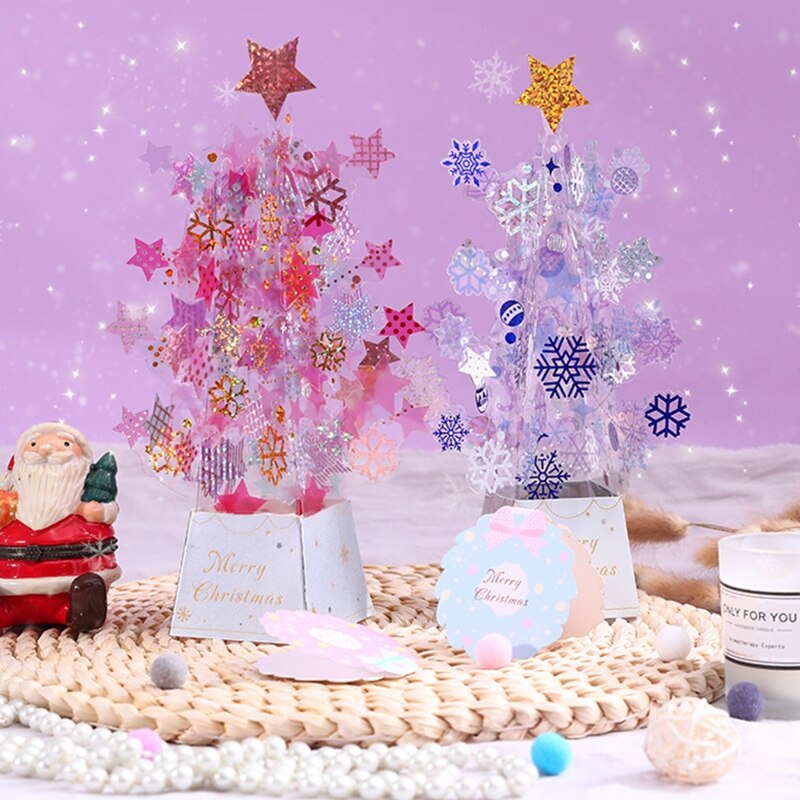Magische 1,5m Pop-up Kerstboom Met 50 Warme LED Lichten - Inklapbare Potloodboom Met Klatergoud