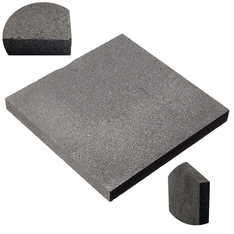 Plaque Rectangle d'électrode de bloc de Graphite pur 100*100*10mm 99.9%