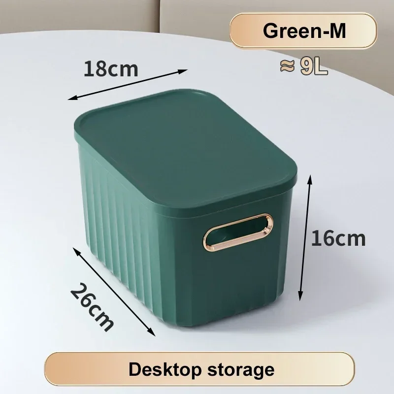 Japanische Kunst Farbe Aufbewahrung sbox Schlafsaal Heimat Sekretariat Schreibtisch Kleinigkeiten Container Snack Kosmetik mit Deckel Aufbewahrung sbox: Lila