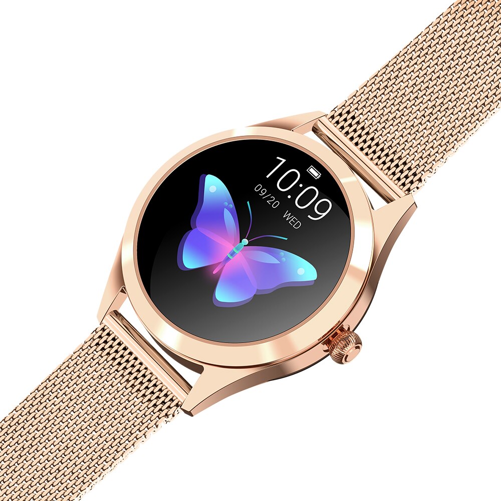 KW10 Smart Uhr Frauen Schöne Armband IP68 Wasserdicht Heart Rate Monitor Schlaf Überwachung Zifferblatt Smartwatch IOS Android: D