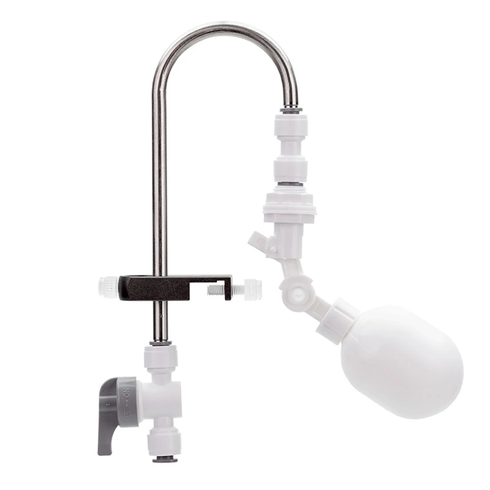 Auto Water Filler Auto-top-Off Water Level Controller with Float Valve Automatic Water Filling Device For Aquarium Fish Tank: black