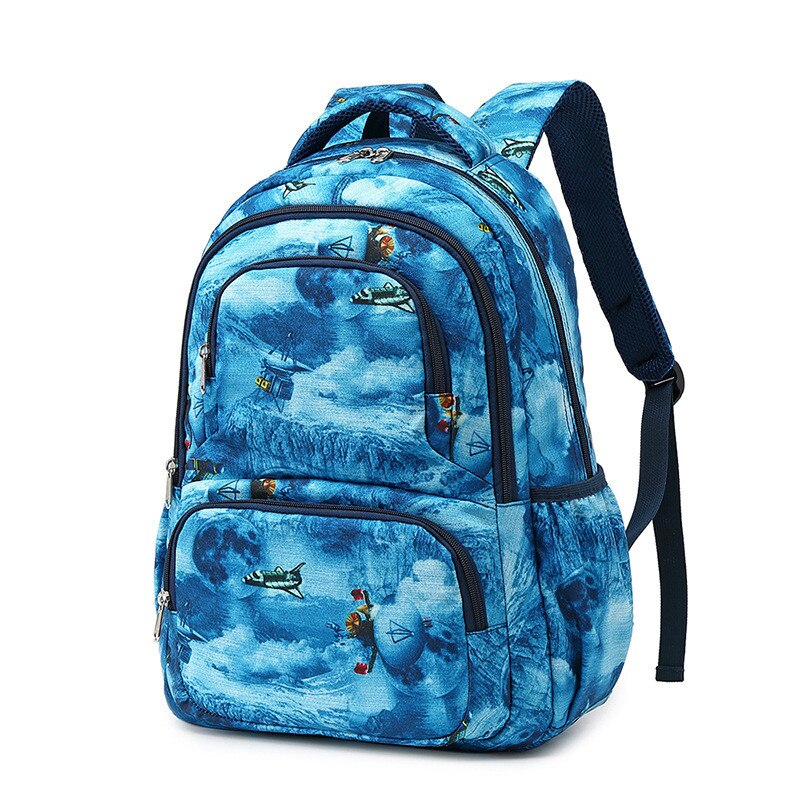 ¡Novedad! Mochilas escolares para niños, Mochilas para niños en la escuela primaria para adolescentes, Mochilas impermeables para ordenador portátil: Dark blue