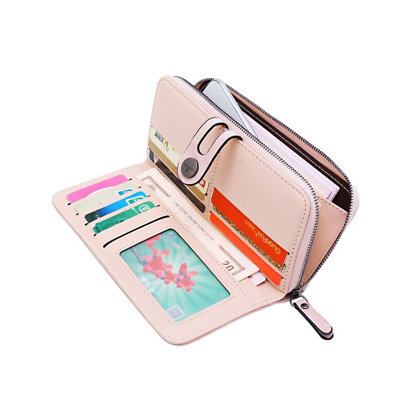 Long Wallet Female Korean Edition Student Small Fresh Zipper Clip Female Hand Wallet