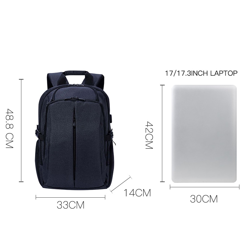 KALIDI Laptop Bag 17 inch For Mackbook Air Pro 15 17 Business Computer Bag Multifunction Notebook Bags for Men Women