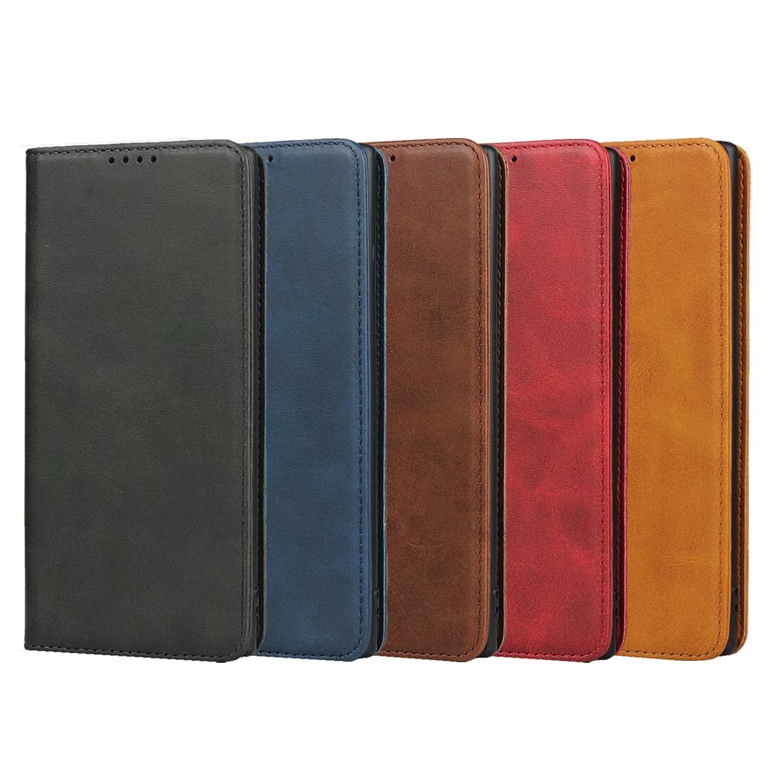 Capa de couro para samsung galaxy note 10 note10 plus 5g flip caso titular do cartão coldre atração magnética capa caso carteira