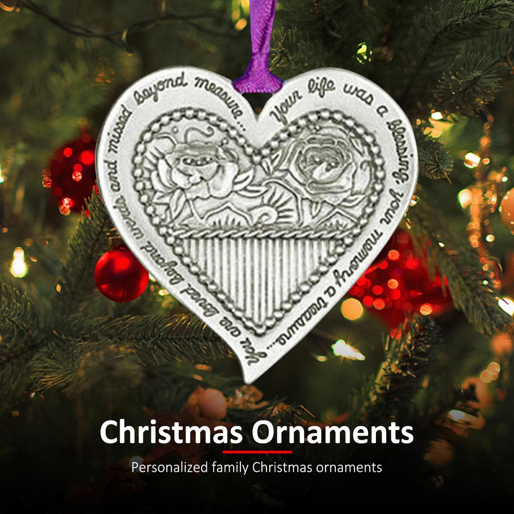 Vrolijk Kerstfeest Ornament Als Iemand Je Liefde Wordt Een Geheugen Ornament Speciale Sokken Filler Hartvormige Mooie Verschijning