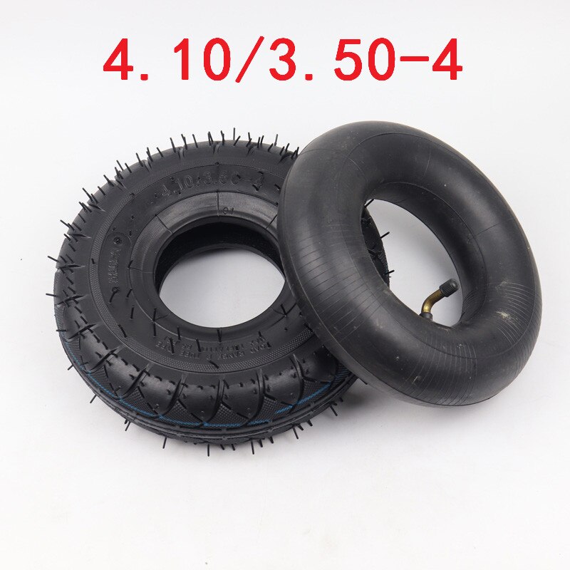 4.10/3.5-4 kraftiga innerrör yttre däck för goped bigfoot stor fot skoter bladez moby 4 tum innertube 4.10 x 3.50-4