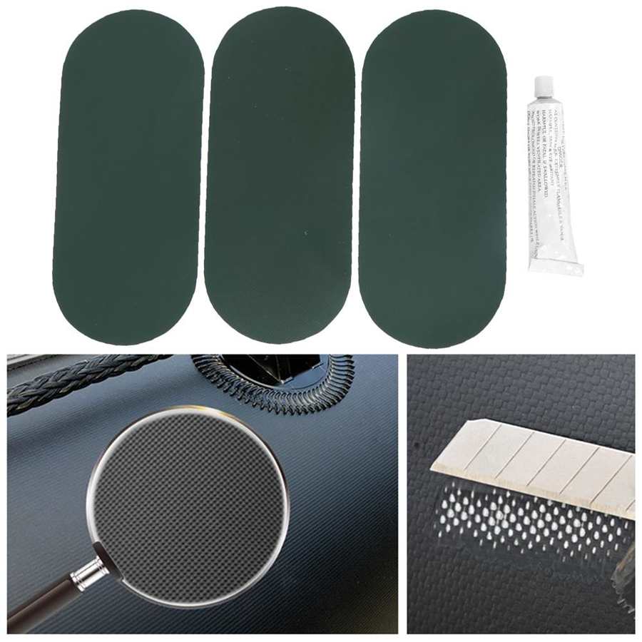 Rubber Kayak Boat Repair Patch Kit Kayak Drift Boats Inflatable Boats Damaged Leaking Hole Mend Paste Glue Waterproof Patch