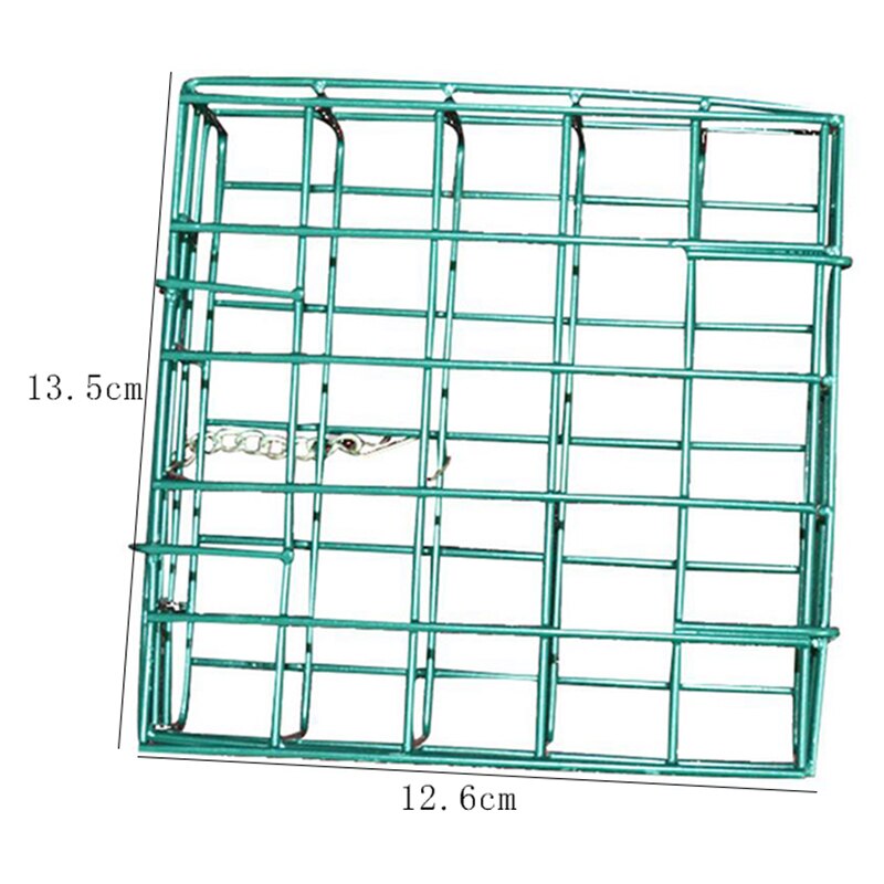 Green Square Bread Piece Bird Feeder Outdoor Bird Feeder Portable Feeder Bird Cage Pet Supplies