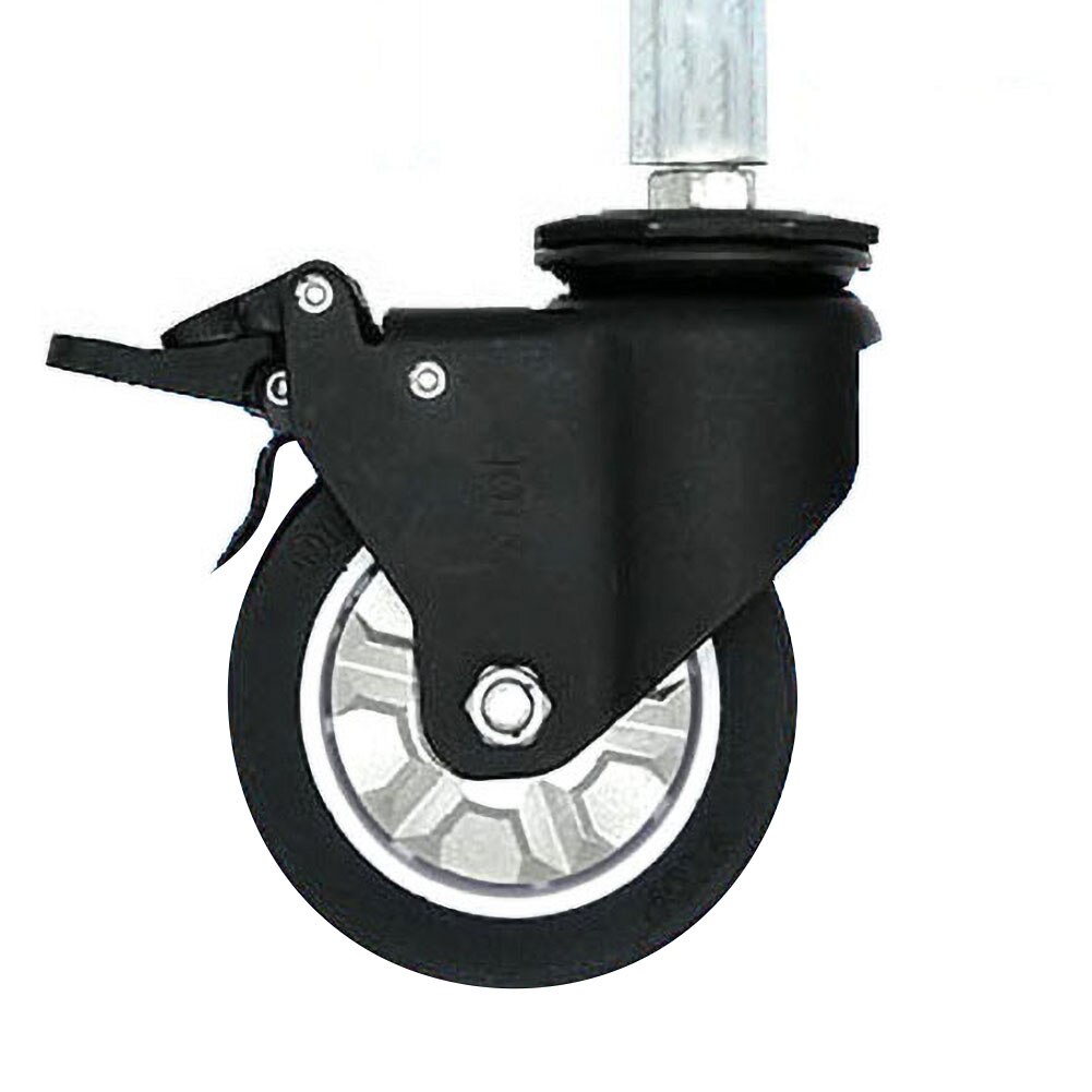 Mn Steel Spring Loaded Gate Swivel Caster Wheel Roller Fence Hardware Slider