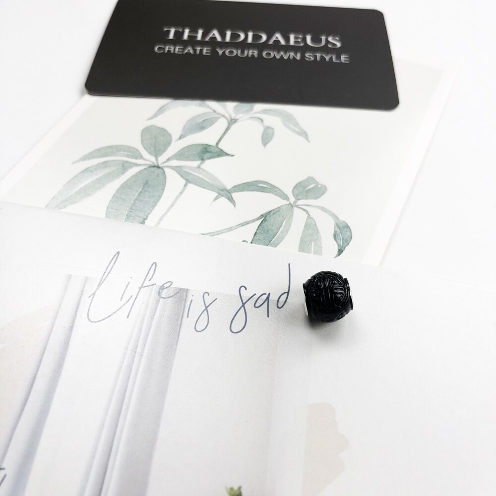 Koraliki szanghaj, 925 szterling srebro czarny uroki pasuje bransoletka europa naszyjnik azjatyckie prezent akcesoria biżuteryjne dla kobiet i mężczyzn