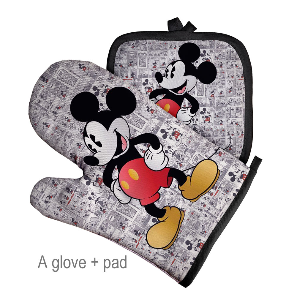 Bageisoleringshandsker til grill eller køkken mikroovn handske grydelap polyester ovnhandsker og grydelapper pad: No3