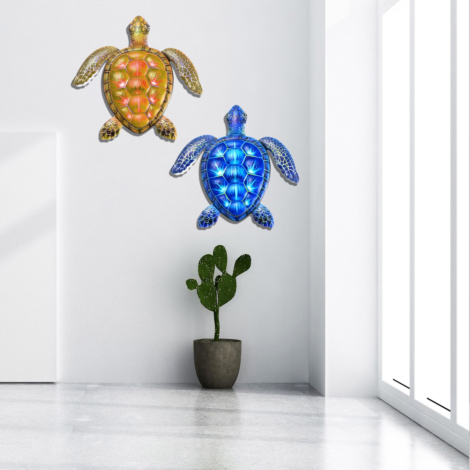 Huis Tuin Beeldje Schildpad Tuin Decoratie Hars Dieren Outdoor Decorationtree Metalen Home Decor Moulin Een Vent Metalen