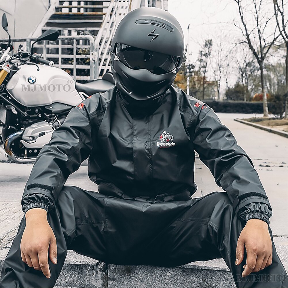 Motocross Veste Pour Moto Manteau Imperméable Réfléchissant Pour