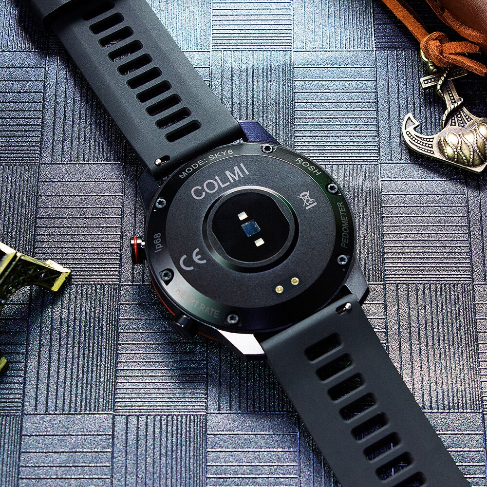 COLMI SKY 6 Smart Watch Men IP68 Waterproof Full Touch Fitness Tracker Smartwatch