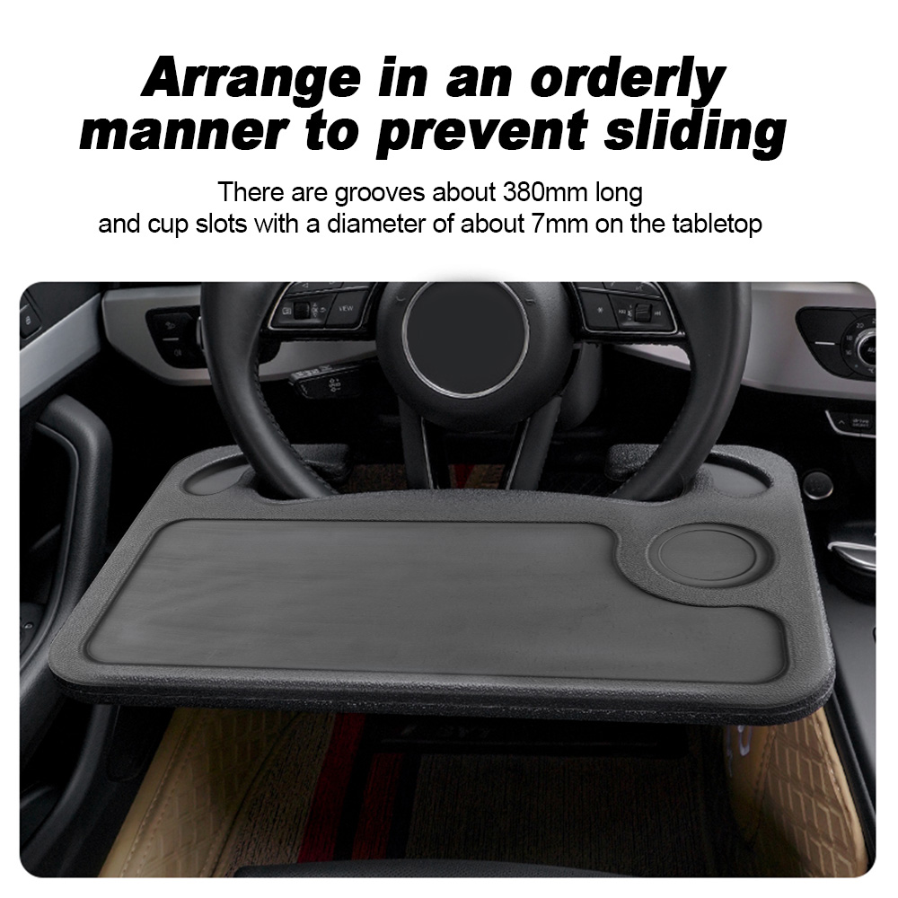 Multifunctionele autostuur antislip eettafel, autobaal eettafel accessoires interieur, autotafelbord