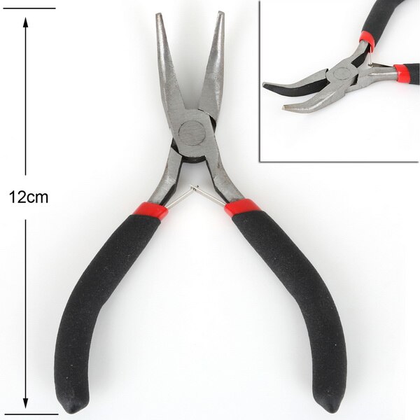 Nuovo Arrivo Nero Rosso Pinze Strumenti di Attrezzature Pinzette Strumenti di Riparazione Catena Cutter FAI DA TE Perline Che Fanno di Riparazione Tool Kit: TQA003-04