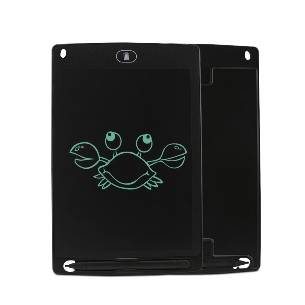 CHUYI 8.5" 10" 12" Drawing Tablet Art LCD Drawing Tab Digital Graphics Writing Record Notes Touch Pad With Stylus Pen Kids Gitf: Black8.5inches