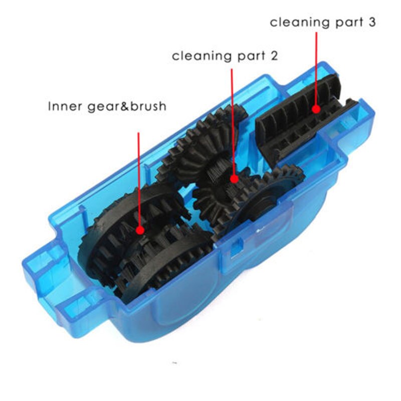 Portable Bicycle Chain Cleaner Set Bike Cycling Clean Brushes Scrubber Wash Tool Kits Mountain Road BIke Cleaning
